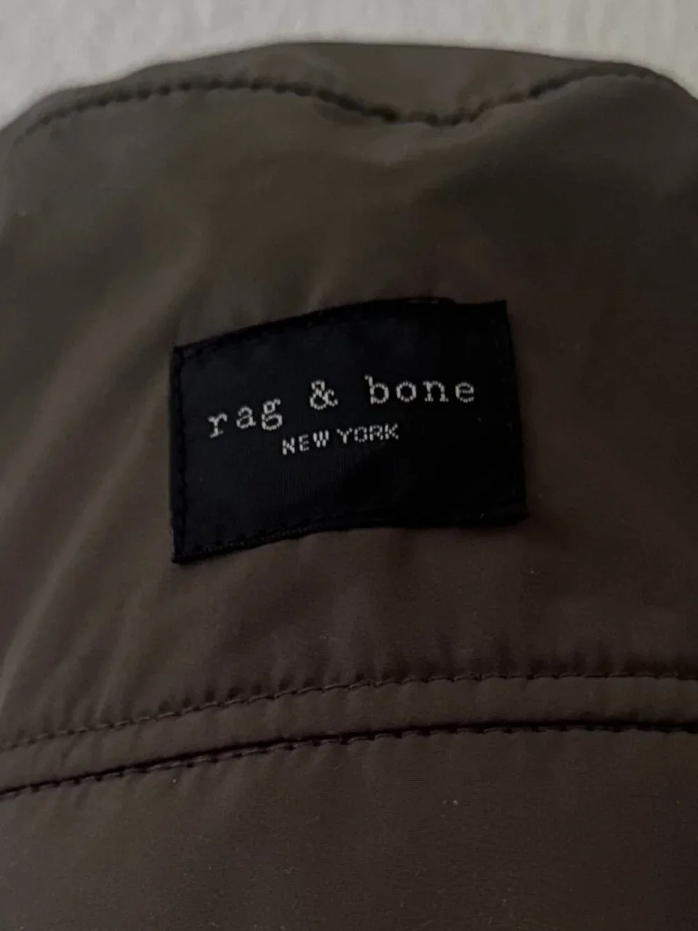 Rag & Bone Addison Bucket Hat Army Green Lightweight S/M